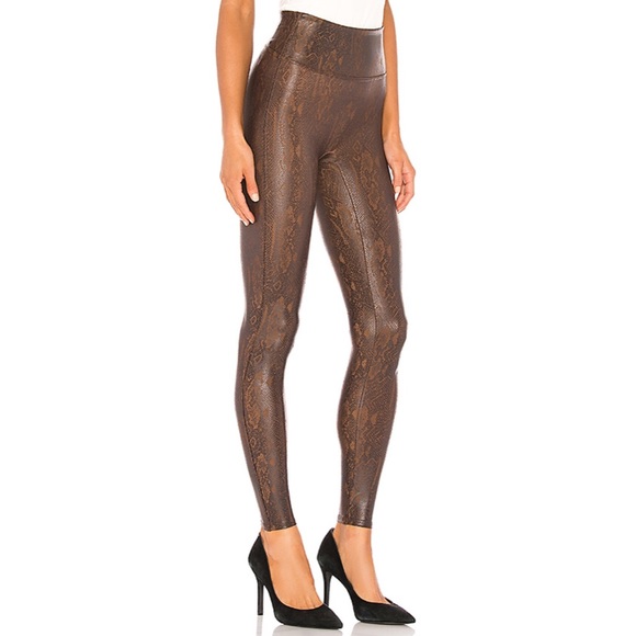Revolve X Spanx Snakeskin Faux Leather 